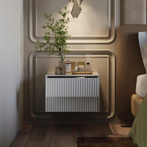 Изображение товара Прикроватная тумба Shtabe Gross 6002 (RAL 9003/RAL 9003)