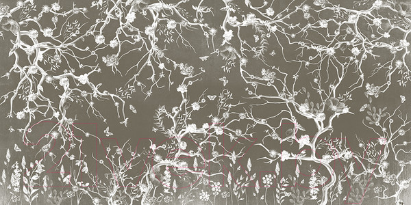 Изображение товара Фотообои листовые Vimala Весна монохром (270x400)