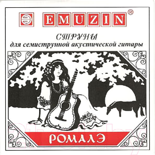 Изображение товара Струны для акустической гитары Emuzin 7POM