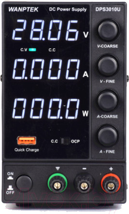 Изображение товара Лабораторный блок питания Wanptek DPS3010U для подключения и тестирования устройств