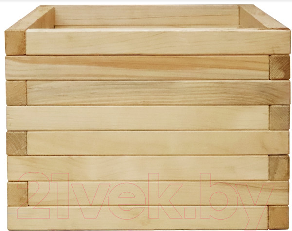 Изображение товара Грядка модульная КомфортПром Натуральная H35x45x55см