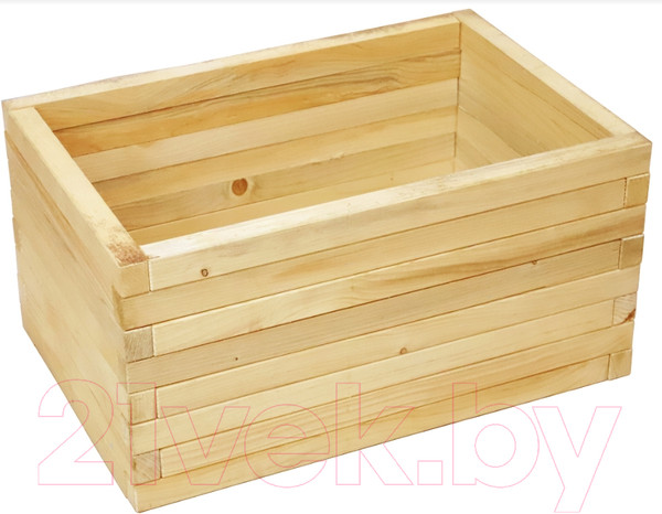Изображение товара Грядка модульная КомфортПром Натуральная H35x45x55см