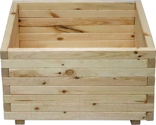 Изображение товара Грядка модульная КомфортПром Натуральная H35x65x65см
