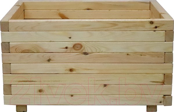 Изображение товара Грядка модульная КомфортПром Натуральная H35x65x65см