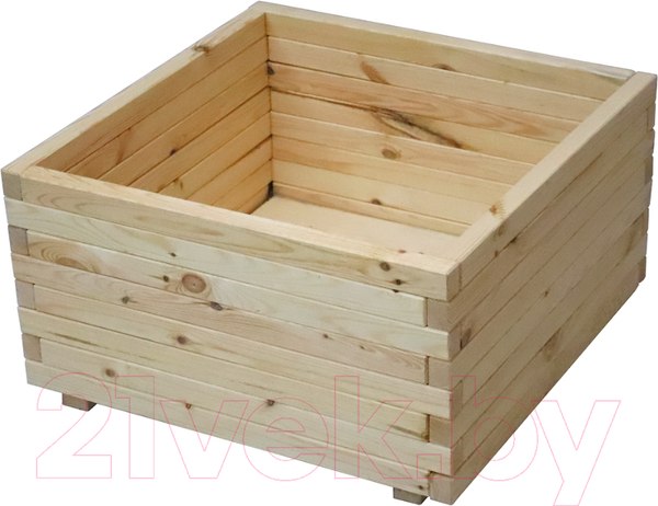 Изображение товара Грядка модульная КомфортПром Натуральная H35x65x65см