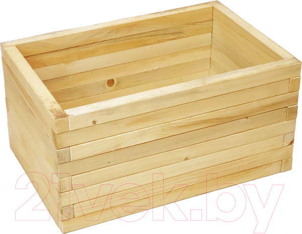 Изображение товара Грядка модульная КомфортПром Натуральная H35x45x65см