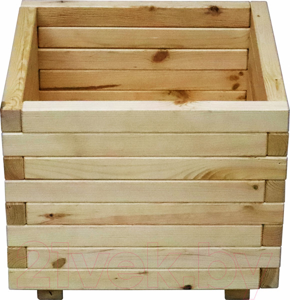 Изображение товара Грядка модульная КомфортПром Натуральная H35x45x45см