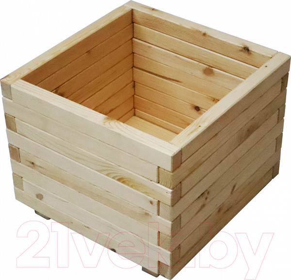 Изображение товара Грядка модульная КомфортПром Натуральная H35x45x45см