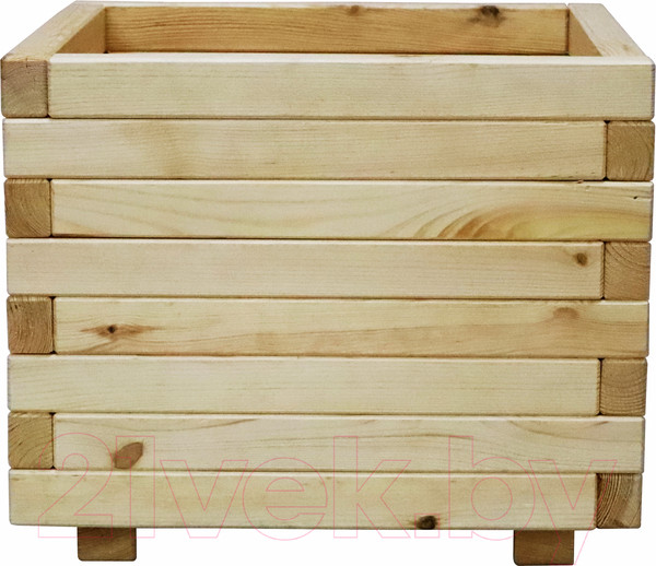 Изображение товара Грядка модульная КомфортПром Натуральная H35x45x45см