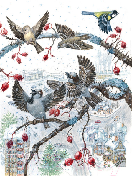 Изображение товара Книга Эксмо Синичкин календарь. Книжка в кармашке (Бианки В.)