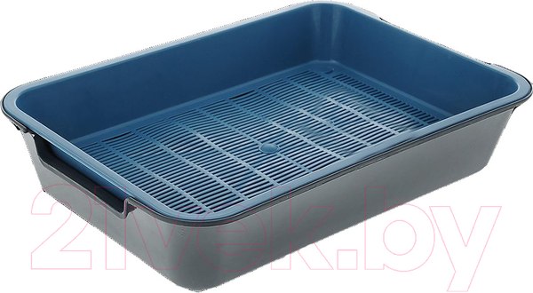 Изображение товара Туалет-лоток Homecat 37x27x8см (синий)