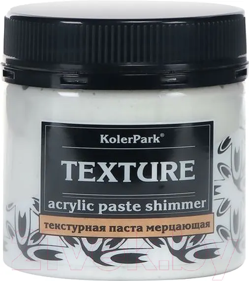 Изображение товара Текстурная паста KolerPark Texture мерцающая (150мл, иней)
