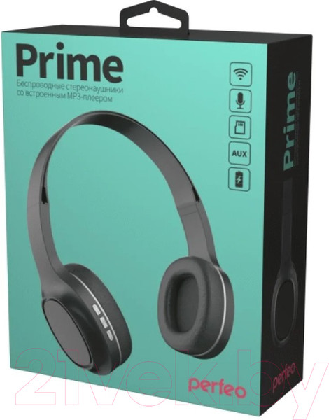 Изображение товара Наушники-гарнитура Perfeo Prime / PF_A4311 (черный)