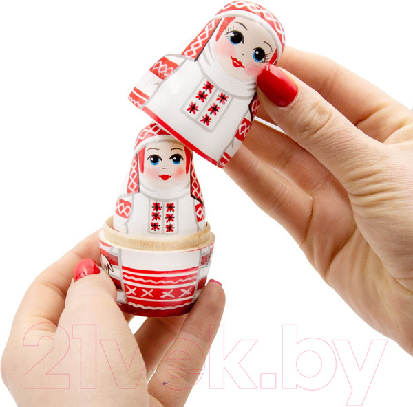 Изображение товара Матрешка сувенирная Брестская Фабрика Сувениров Народные костюмы Беларуси Малоритский строй 5201