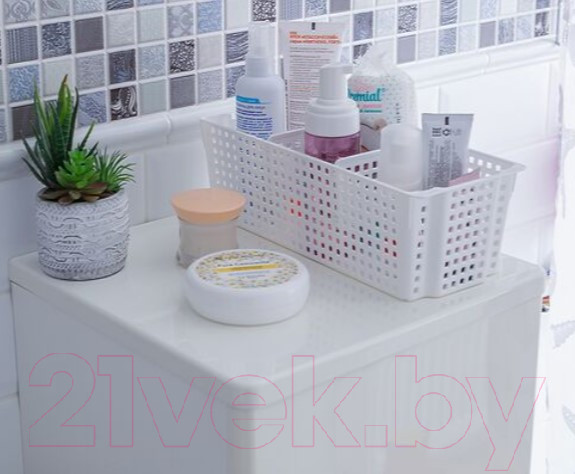 Изображение товара Органайзер для хранения Violet Лофт / 452006 (3л, белый)