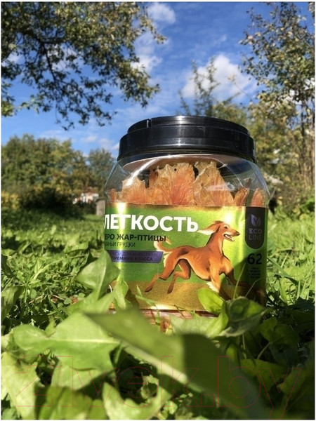 Изображение товара Лакомство для собак Green QZin Легкость перо жар-птицы, куриные грудки (750г)