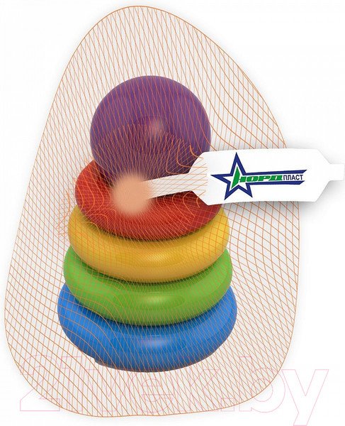 Изображение товара Развивающая игрушка Нордпласт Пирамидка Мини / 409