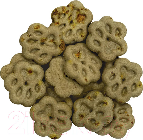 Изображение товара Лакомство для собак Деревенские лакомства Печенье с крольчатиной и морковью (100г)