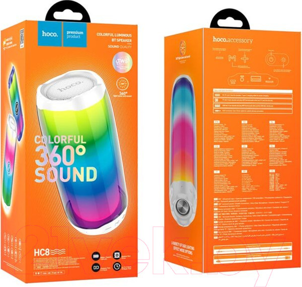 Изображение товара Портативная колонка Hoco HC8 (белый)