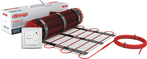 Изображение товара Теплый пол электрический AC Electric ACMM 2-150-8 (с терморегулятором)