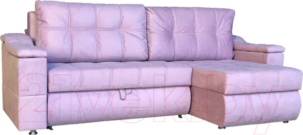 Изображение товара Диван угловой Асмана Камертон-1 1.3x0.8 левый (банни 06)