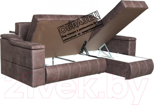 Изображение товара Диван угловой Асмана Камертон-1 1.3x0.65 правый (PG-13)