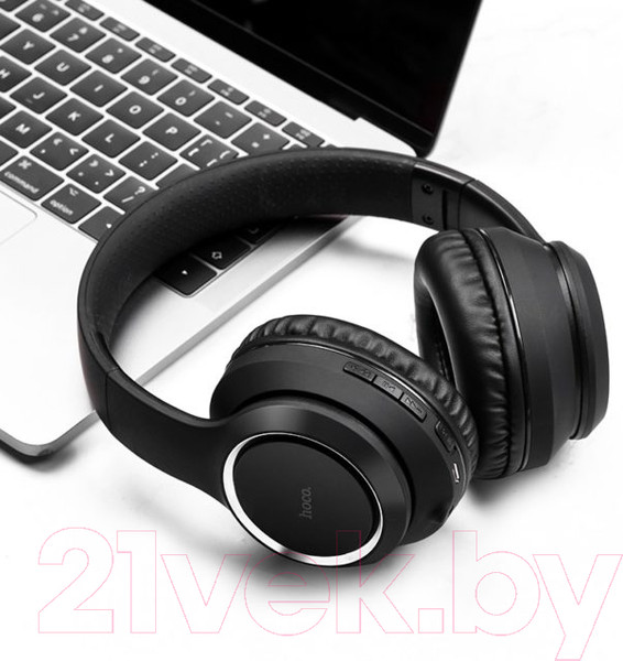 Изображение товара Беспроводные наушники Hoco W28 (черный)