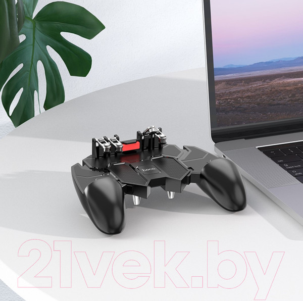 Изображение товара Игровой держатель для телефона Hoco GM7 для телефона (черный)