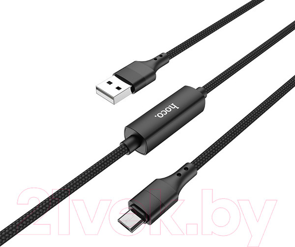 Изображение товара Кабель Hoco S13 Micro (1.2м, черный)