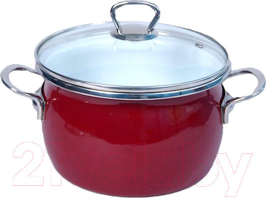 Изображение товара Кастрюля Сантэкс 1-2415211 (бордовый)