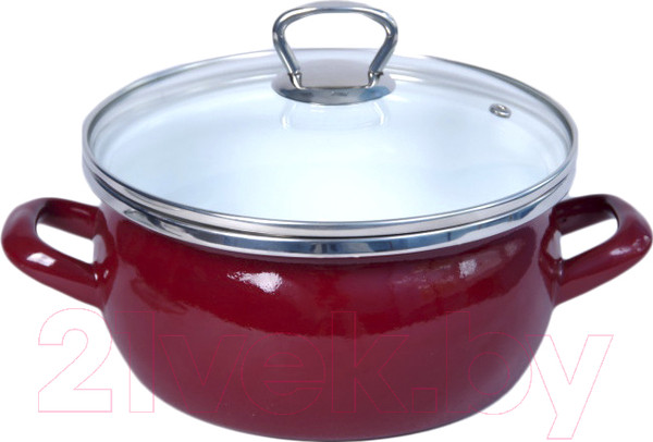 Изображение товара Кастрюля Сантэкс 1-2440111 (бордовый)