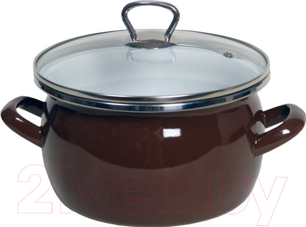 Изображение товара Кастрюля Сантэкс 1-2440111 (коричневый)