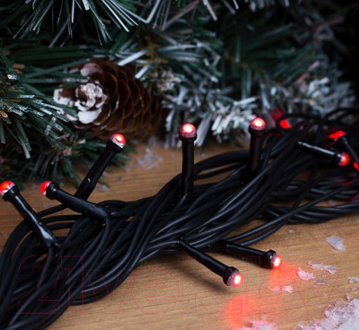 Изображение товара Светодиодная гирлянда Luazon 3584094 (10м, красный)