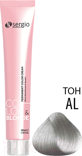 Изображение товара Крем-краска для волос Sergio Professional Color&Blonde Pastel&Metallic (алюминий)