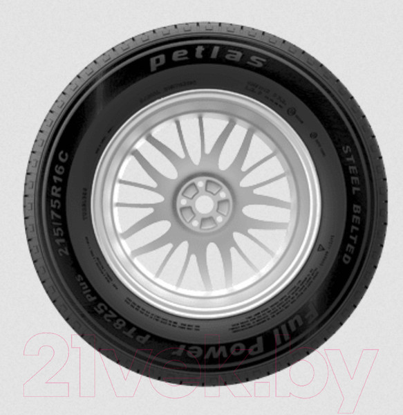 Изображение товара Летняя легкогрузовая шина Petlas Fullpower PT825 Plus 205/70R15C 106/104R