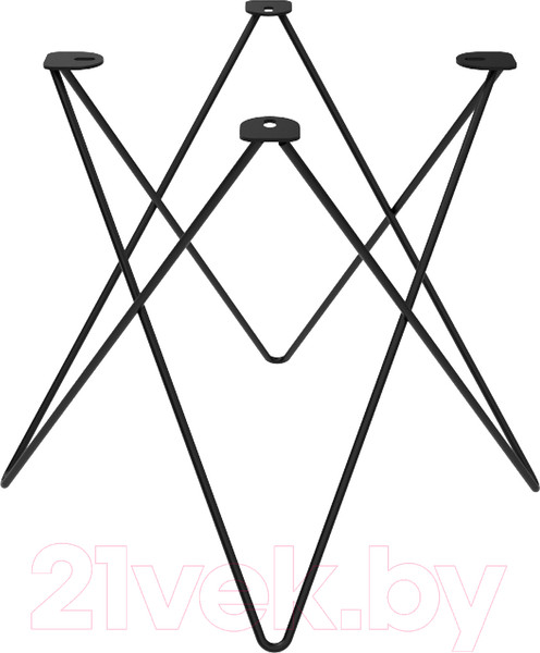 Изображение товара Подстолье Sheffilton SHT-TU37 (черный муар)