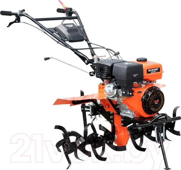 Изображение товара Мотоблок бензиновый Skiper SP-1800SE EXPERT + колеса 6.00-12 (комплект)
