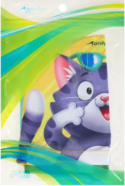 Изображение товара Шапочка для плавания Onlytop Swim Кот и крокодил / 7445109