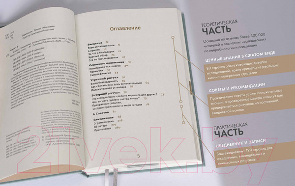 Изображение товара Мотивационный ежедневник Альпина 6 минут. Ежедневник, который изменит вашу жизнь. Деним (Спенст Д.)