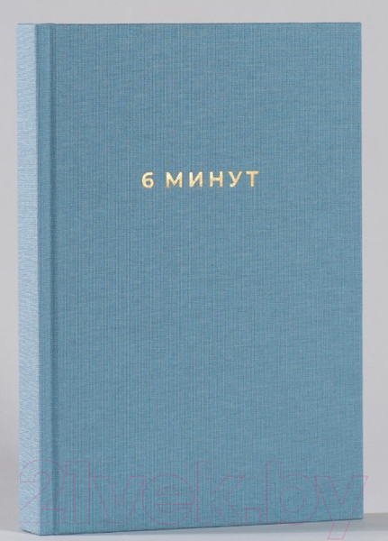 Изображение товара Мотивационный ежедневник Альпина 6 минут. Ежедневник, который изменит вашу жизнь. Деним (Спенст Д.)