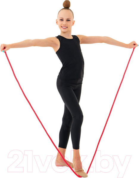 Изображение товара Скакалка для художественной гимнастики Grace Dance 4446808 (3м, красный)