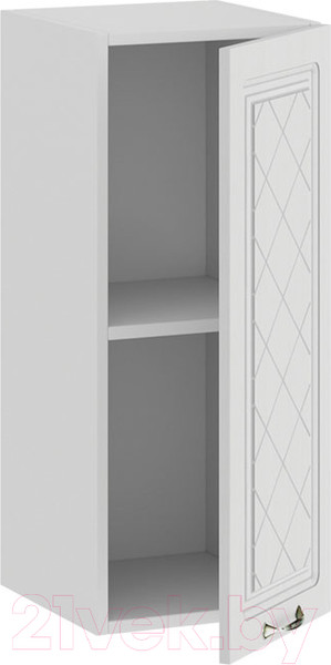 Изображение товара Шкаф навесной для кухни ТриЯ Бьянка 1В3 (белый/дуб белый)