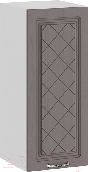 Изображение товара Шкаф навесной для кухни ТриЯ Бьянка 1В3 (белый/дуб серый)