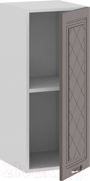 Изображение товара Шкаф навесной для кухни ТриЯ Бьянка 1В3 (белый/дуб серый)