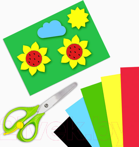 Изображение товара Набор цветного картона Brauberg Шарики / 113558 (24л, 8цв)