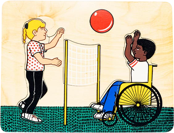 Изображение товара Развивающая игра ЛЭМ Волейбол / 40707