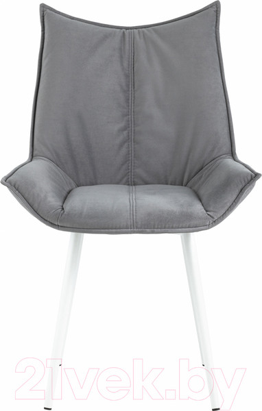 Изображение товара Стул Stool Group Осло / fb-oslo-neo-25-wh (велюр серый/ножки белые)