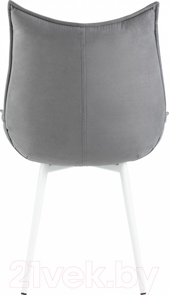 Изображение товара Стул Stool Group Осло / fb-oslo-neo-25-wh (велюр серый/ножки белые)