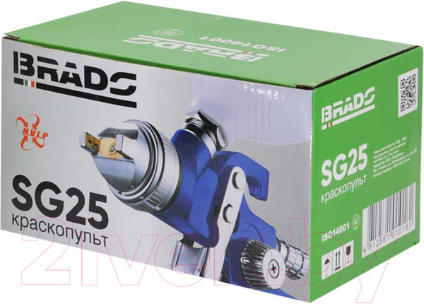 Изображение товара Пневматический краскопульт Brado SG25 HVLP
