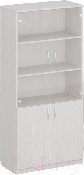 Изображение товара Шкаф с витриной Речицадрев Модуль / Р 286.09-01 (ясень анкор)